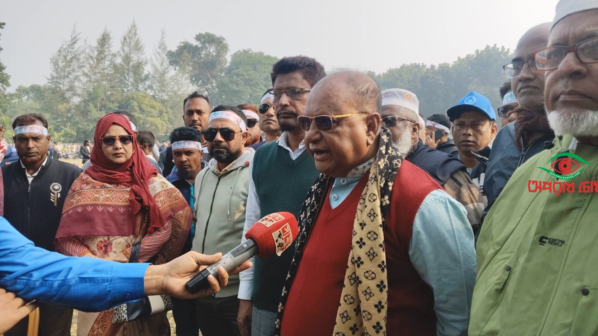 বিএনপির এমপি প্রার্থীর মোটরসাইকেল শোডাউন