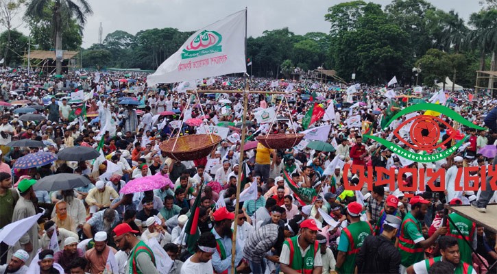বড় শোডাউন জামায়াতের, পিআরে ভোট-জুলাই হত্যার বিচার-সংস্কার দাবি