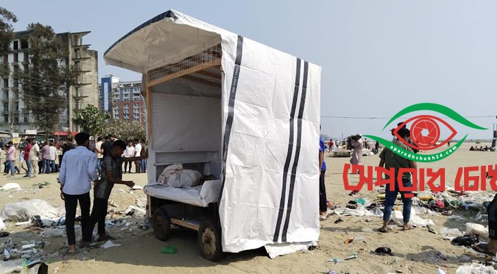 উচ্ছেদে ফিরছে সৈকতের সৌন্দর্য