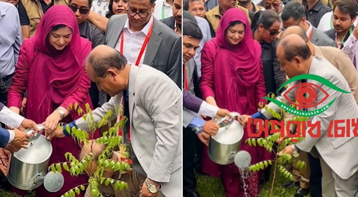 বৃক্ষরোপণ কর্মসূচির উদ্বোধন করলেন জুবাইদা রহমান