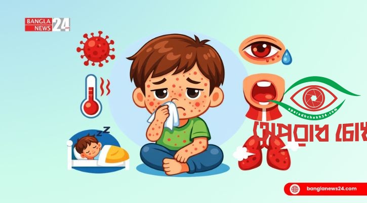 হাম সন্দেহে আট শিশুর মৃত্যু