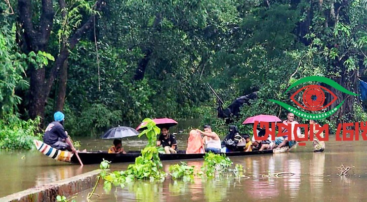 বন্যা মোকাবিলায় সেনাবাহিনী মোতায়েন