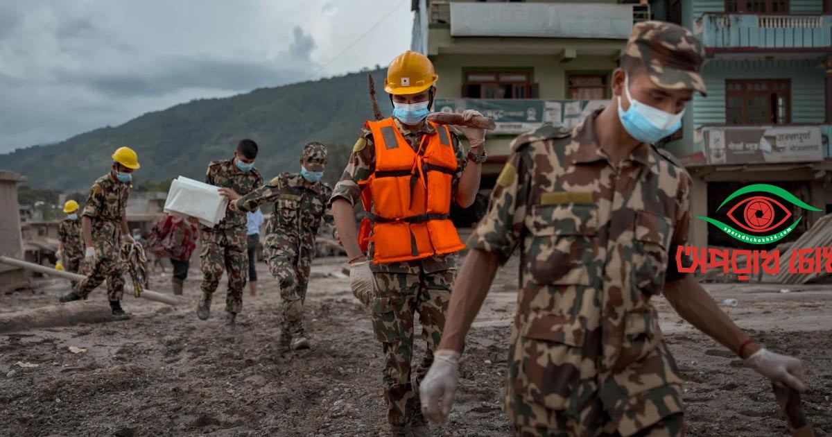 নেপাল-চীনে বন্যায় নিহত প্রায় ৭০০, নিখোঁজ ৩০০০