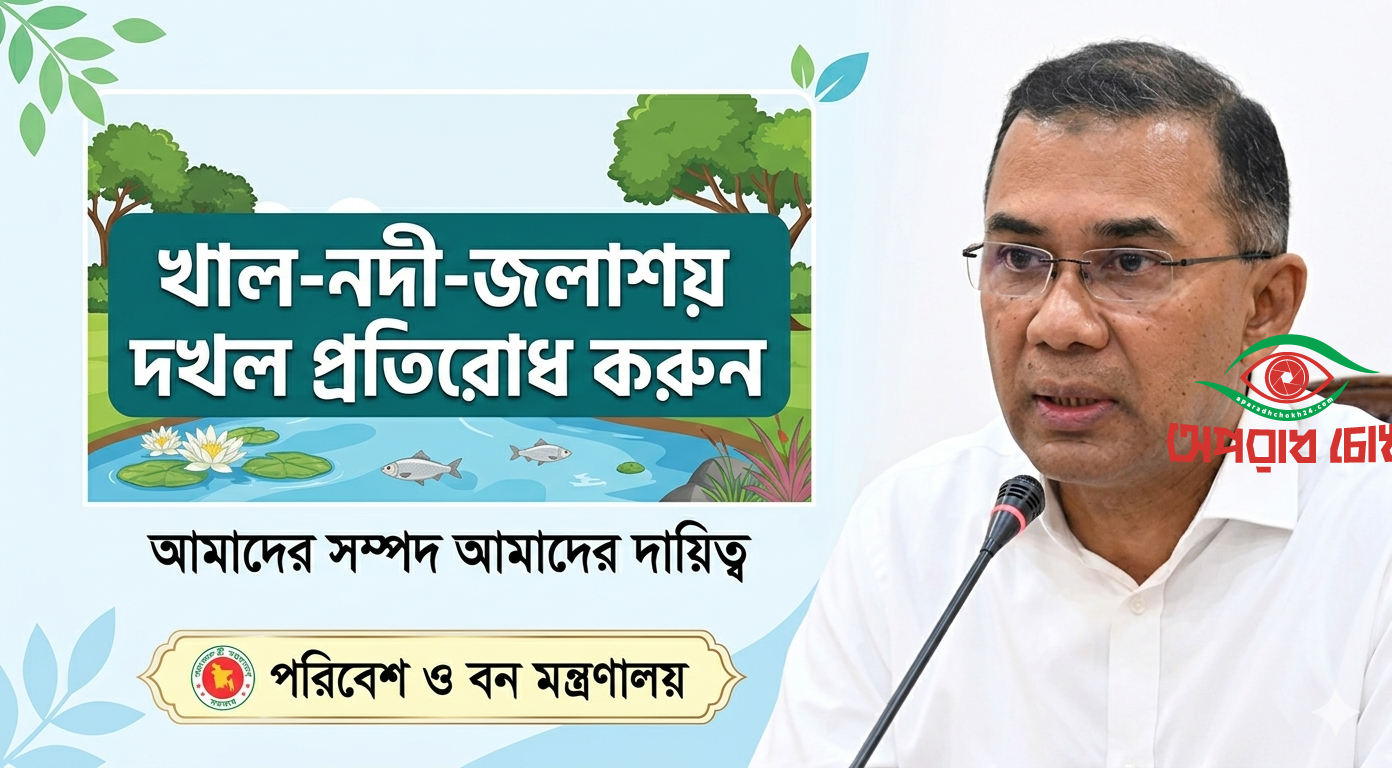 কেউ যেন খাল-নদী-জলাশয় দখল করতে না পারে