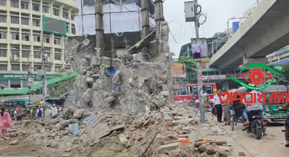 ভেঙে ফেলা হলো শাহবাগের প্রজন্ম চত্বরের প্রতিকৃতি