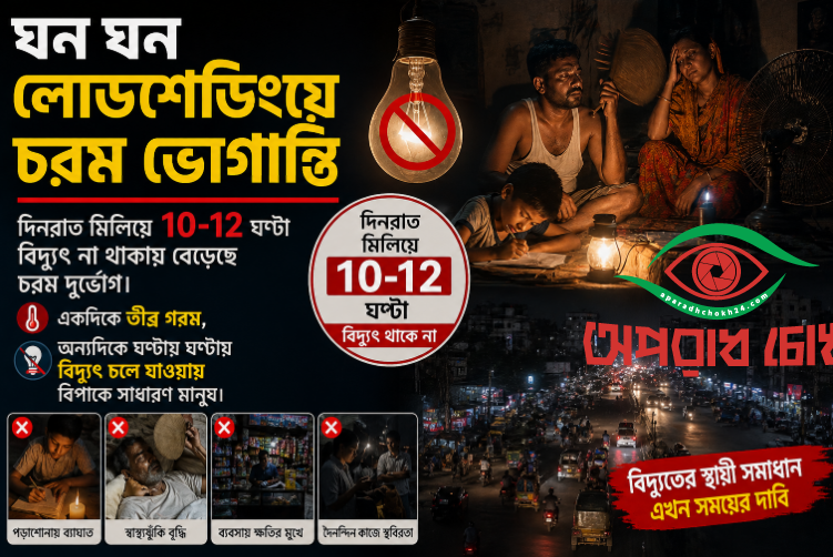 ঘন ঘন লোডশেডিংয়ে চরম ভোগান্তি