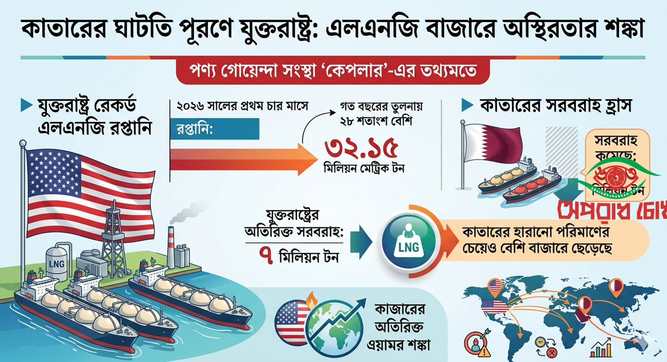 এলএনজি বাজারে অস্থিরতার শঙ্কা