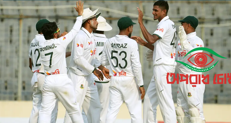 ‘হ্যাটট্রিক’ টেস্ট জয় বাংলাদেশের