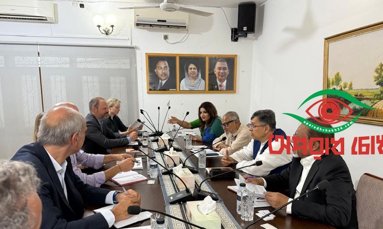 বিএনপির সঙ্গে ইউরোপীয় পার্লামেন্টারি প্রতিনিধিদলের বৈঠক